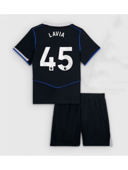 Chelsea Romeo Lavia #45 Replika Tredje Kläder Barn 2025-26 Kortärmad (+ byxor)